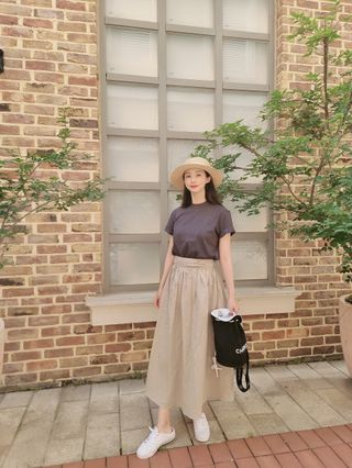 로서울 High Neck T-Shirt Navy, Gray — 5점을 준 리뷰어가 2021년 5월 올린 사용 사진