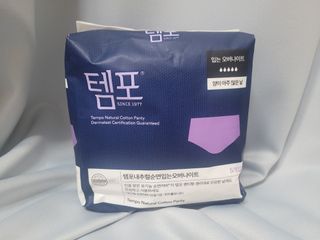 N[템포 ] 패드 내추럴 순면 입는 오버나이트 5P * 2개 — 4점을 준 리뷰어가 2024년 4월 올린 사용 사진