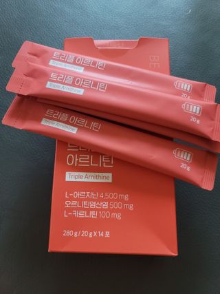 오늘도 트리플아르니틴 — 5점을 준 리뷰어가 2022년 8월 올린 사용 사진