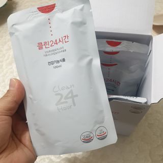 클린24시간 1BOX(5포) + 전용보틀(500ml) — 4점을 준 리뷰어가 2023년 2월 올린 사용 사진
