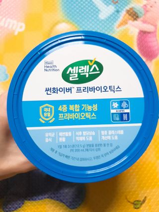셀렉스 썬화이버 프리바이오틱스 — 5점을 준 리뷰어가 2021년 12월 올린 사용 사진