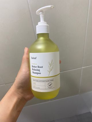 달리프 클로렐라 베러 루트 릴렉싱 샴푸 500ml — 4점을 준 리뷰어가 2021년 5월 올린 사용 사진