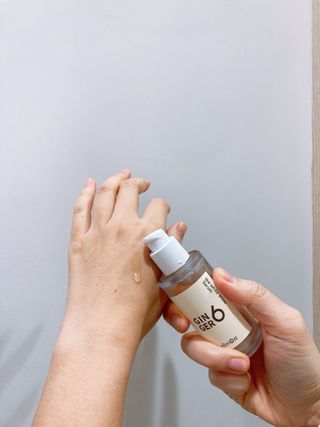 GINGER6 라이크 화이트 스노우 세럼 — 5점을 준 리뷰어가 2021년 10월 올린 사용 사진