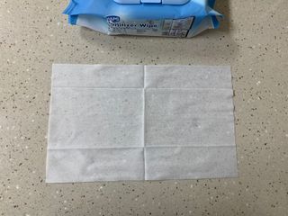 햅스 세균없는 주방 대형 2팩, HAPS sanitizer wipe — 5점을 준 리뷰어가 2022년 2월 올린 사용 사진