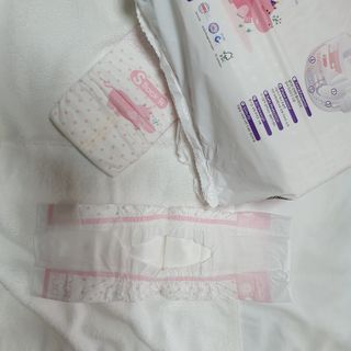 오브맘 밤 프리미엄 아기 기저귀 팬티형 밴드형 — 5점을 준 리뷰어가 2021년 1월 올린 사용 사진