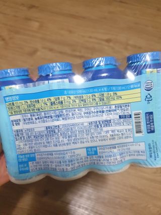 LIVE 매일바이오 썬화이버 드링킹 요거트 — 5점을 준 리뷰어가 2022년 8월 올린 사용 사진
