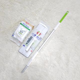 3M 스카치브라이트 재활용 PET 정전기청소포 대형 30매 (막대걸레 증정) — 5점을 준 리뷰어가 2023년 5월 올린 사용 사진