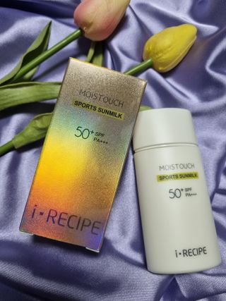 아이레시피 모이스트터치 스포츠 선밀크 50ml (SPF50+ PA+++) — 5점을 준 리뷰어가 2023년 6월 올린 사용 사진