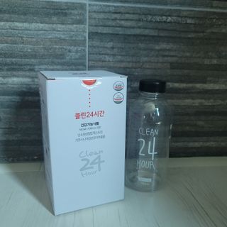 클린24시간 1BOX(5포) + 전용보틀(500ml) — 5점을 준 리뷰어가 2022년 8월 올린 사용 사진