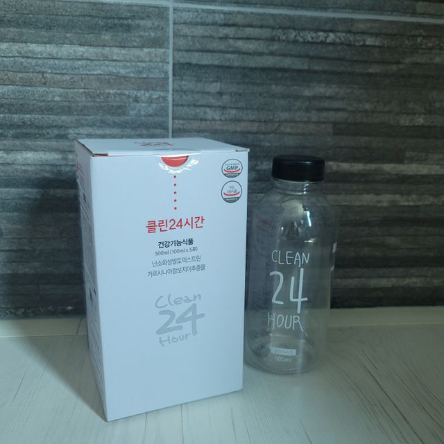 클린24시간 1BOX(5포) + 전용보틀(500ml) 리뷰 사진