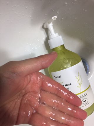 달리프 클로렐라 베러 루트 릴렉싱 샴푸 500ml — 5점을 준 리뷰어가 2021년 1월 올린 사용 사진