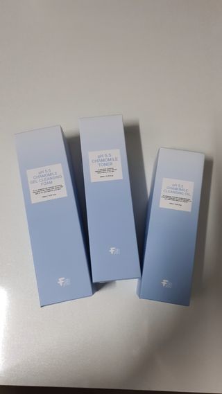 페브유 / FABYOU 페브유 pH5.5 캐모마일 젤 클렌징 폼 + 클렌징 오일 + 토너 3종 세트 — 5점을 준 리뷰어가 2021년 5월 올린 사용 사진