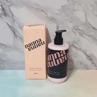 난나 살몬 스파이더 검버섯 미백 톤업 화이트닝 연어 앰플 크림 300ml 대용량 — 5점을 준 리뷰어가 2022년 8월 올린 사용 사진