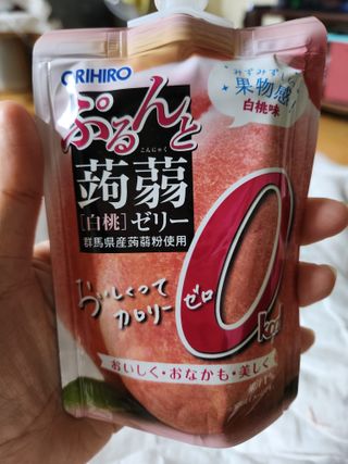 ORIHIRO 오리히로 곤약젤리 제로칼로리 130g 4종 4팩(맛별로 1팩씩) — 4점을 준 리뷰어가 2023년 1월 올린 사용 사진