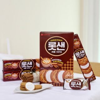 롯데제과 롯샌 카페크런치 — 5점을 준 리뷰어가 2021년 10월 올린 사용 사진