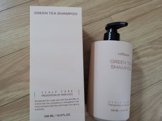 프리마인 더이상 뻣뻣하고 효과없는 탈모샴푸는 NO. 근본부터 케어하는 셀베이스 그린티샴푸(500ml) — 5점을 준 리뷰어가 2023년 1월 올린 사용 사진