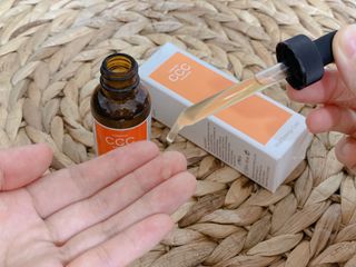 더마 사이언스 비타민 CCC 앰플 기미 브라이트닝 세럼 30ml — 4.5점을 준 리뷰어가 2021년 8월 올린 사용 사진