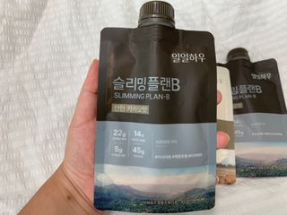 일일하우 슬리밍 플랜B 고소한 귀리맛, 진한 카카오맛 (체중조절식) — 5점을 준 리뷰어가 2023년 8월 올린 사용 사진