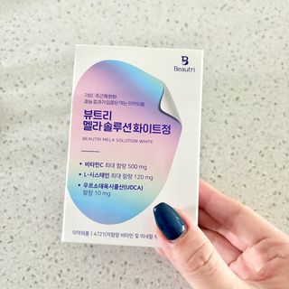 MF[뷰트리]  멜라 솔루션 화이트정 (의약외품) — 5점을 준 리뷰어가 2024년 7월 올린 사용 사진