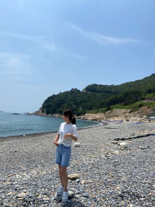 더그린랩 WOMEN TWIST MODAL SHORT SLEEVE — 4.5점을 준 리뷰어가 2023년 6월 올린 사용 사진