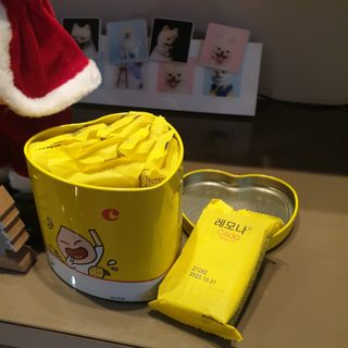 맛있는 비타민 습관 레모나 카카오프렌즈 에디션 — 5점을 준 리뷰어가 2021년 12월 올린 사용 사진