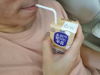 소화가 잘되는 우유 국산 5곡 미숫가루 — 5점을 준 리뷰어가 2021년 9월 올린 사용 사진