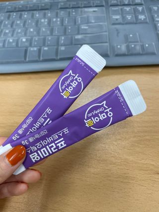 [유산균] 오마이락 프리미엄 포스트바이오틱스 30P — 3점을 준 리뷰어가 2022년 12월 올린 사용 사진