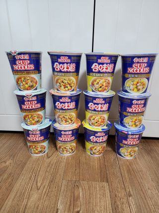 NISSIN 닛신 컵누들  4종 - 씨푸드오리지날, 씨푸드 스파이시, 씨푸드 커리, 씨푸드 XO소스 — 5점을 준 리뷰어가 2022년 12월 올린 사용 사진