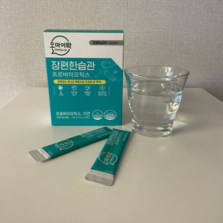 [유산균] 오마이락 장편한습관 프로바이오틱스 30P — 5점을 준 리뷰어가 2022년 11월 올린 사용 사진