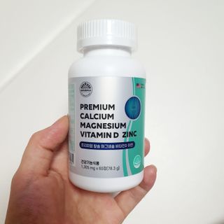서울약사신협 네이처픽_칼슘마그네슘비타민D_1,305mg x 120캡슐 — 3점을 준 리뷰어가 2021년 9월 올린 사용 사진