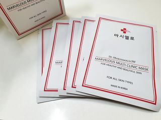 닥터마시멜로 마블러스 멀티 클리닉 마스크 — 5점을 준 리뷰어가 2021년 2월 올린 사용 사진