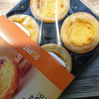 디앙뜨 포르투갈 에그타르트 오리지널 맛+패션후르츠 맛 중 택1 — 4점을 준 리뷰어가 2021년 7월 올린 사용 사진