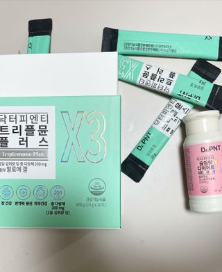 닥터피엔티 [Dr.PNT] 건강한 다이어트, 기능성 원료로 시작! 슬림핏 다이어트+트리플뮨 플러스[1개월분] — 5점을 준 리뷰어가 2022년 9월 올린 사용 사진