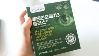 홀라이프 루테인오메가3 플러스 60캡슐  x 1박스(2개월분) — 5점을 준 리뷰어가 2022년 8월 올린 사용 사진