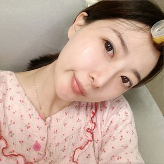 [녹산] 그린 솔루션 멀티 수분 앰플 + 그린 솔루션 멀티 수분크림 — 3점을 준 리뷰어가 2022년 10월 올린 사용 사진