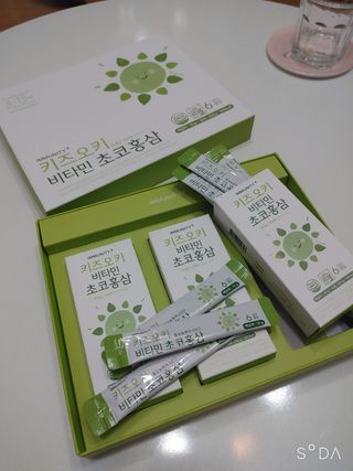 [이뮤니티플러스]우리아이 면역오키, 건강오키 _ 키즈오키 비타민초코홍삼 10포 1box — 4.5점을 준 리뷰어가 2022년 5월 올린 사용 사진