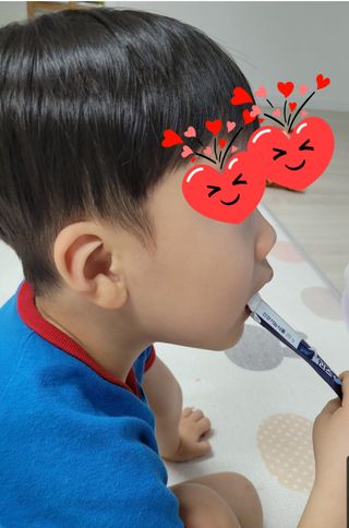 키즈텐플러스 연세 키즈텐 플러스 1개월 — 5점을 준 리뷰어가 2021년 3월 올린 사용 사진