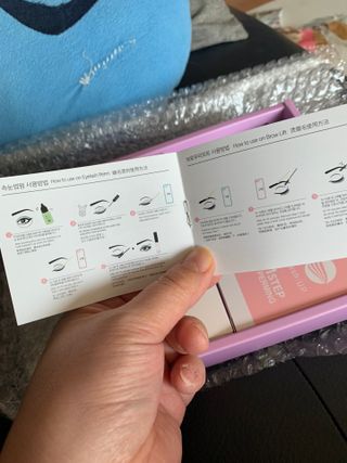 피비에스코리아 [오마이셀프] 셀프 속눈썹펌 키트 뷰러펌 파마 세트 — 4점을 준 리뷰어가 2021년 12월 올린 사용 사진