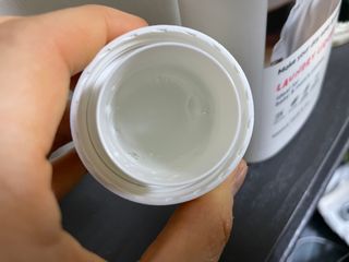 쿠잉베이비 에어워시 세탁세제,섬유유연제 1L — 4.5점을 준 리뷰어가 2023년 1월 올린 사용 사진