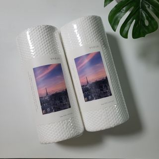 부직포나라 중금속유해물질ZERO 뜯어쓰는 주방 일회용수세미 60매 2매 — 5점을 준 리뷰어가 2022년 10월 올린 사용 사진