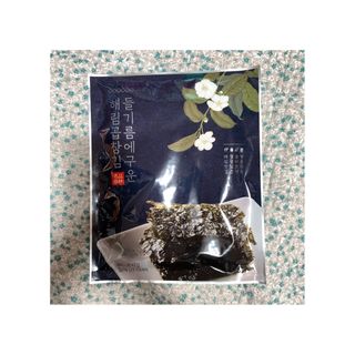 [해림맛김] 들기름에 구운 바삭바삭 김 4종 세트 + 1종 랜덤발송 총5개입 — 5점을 준 리뷰어가 2021년 2월 올린 사용 사진