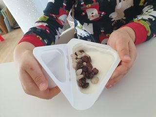 남양유업 또깍 접어 떠먹는 불가리스 2종 — 5점을 준 리뷰어가 2021년 1월 올린 사용 사진