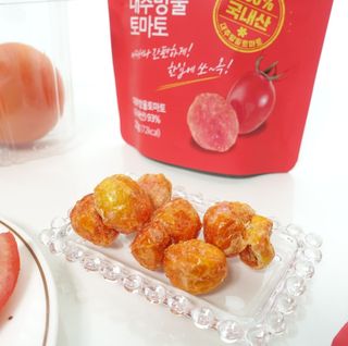 레드닥터 완숙토마토 + 통째로 동결건조한 대추방울토마토 — 5점을 준 리뷰어가 2022년 12월 올린 사용 사진