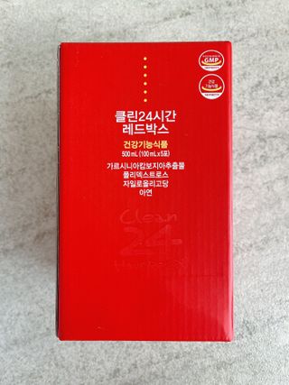 클린24시간 레드박스 1BOX(5포) + 전용보틀(500ml) — 5점을 준 리뷰어가 2024년 3월 올린 사용 사진