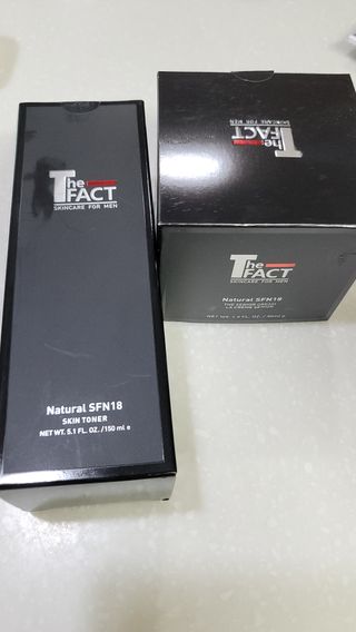 The Fact [5 IN 1] 더 팩트 내추럴 에스에프엔 에이틴 스킨토너+크림 세트 — 5점을 준 리뷰어가 2021년 9월 올린 사용 사진