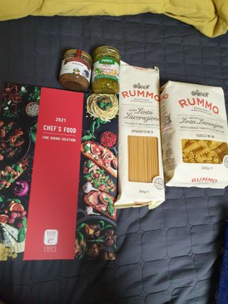 이탈리안 프리미엄 파스타 룸모 Rummo 파스타 2종 + 바질 페스토 + 블랙 트러플 페이스트 — 5점을 준 리뷰어가 2021년 7월 올린 사용 사진