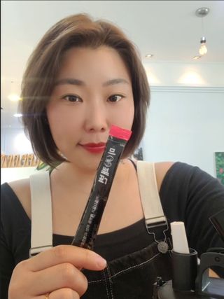 새롬바이오 리생 [미쾌변] 차전자피 식이섬유 건강기능식품 3팩 — 5점을 준 리뷰어가 2021년 6월 올린 사용 사진