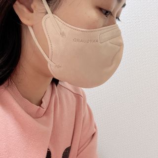 애니가드 셋업마스크 4컬러 각 10매입 [크리미베이지, 캐시미어로즈, 초콜렛브라운, 미드나잇네이비] — 5점을 준 리뷰어가 2022년 2월 올린 사용 사진