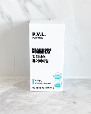 힐리셔스 퓨어바이탈 석류맛 — 5점을 준 리뷰어가 2021년 2월 올린 사용 사진