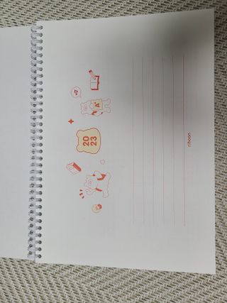 리훈 2023년 곰부 체크리스트 위클리 다이어리 — 3점을 준 리뷰어가 2022년 11월 올린 사용 사진